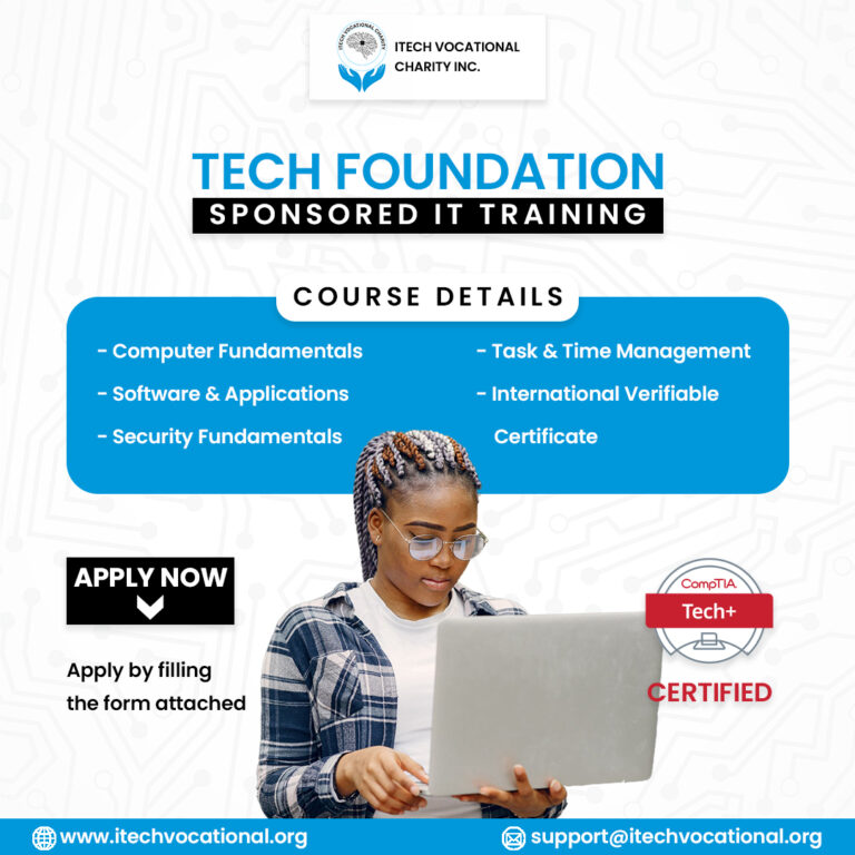 Tech Foundation Sponsored IT Training